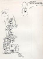 Peter de Smet - 1 Original drawing - De Generaal - Humor -, Nieuw