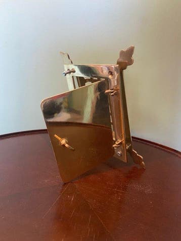 Deurbeslag - 1950-1960 - Deurspion met rooster