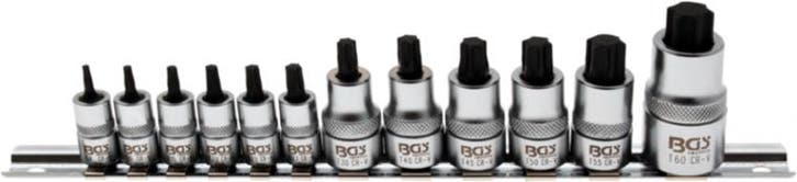 Bgs Technic Bit doppenset, extra kort Torx T8 - T60 12 delig, Auto diversen, Autogereedschap, Verzenden