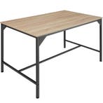 tectake Eettafel Belfast industrieel 120x75x75cm - Industrie, Huis en Inrichting, Tafels | Eettafels, Verzenden, Nieuw