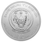 Rwanda. 50 Francs 2019 1 oz Rwanda Lunar Silver Year of the