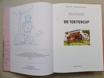 Suske en Wiske - De Toetercup - Luxe album met originele, Nieuw