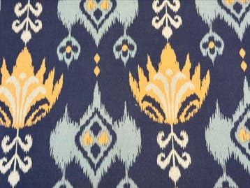 Tissu en coton pour tapisserie GCFabrics – Motif Ikat, Antiek en Kunst