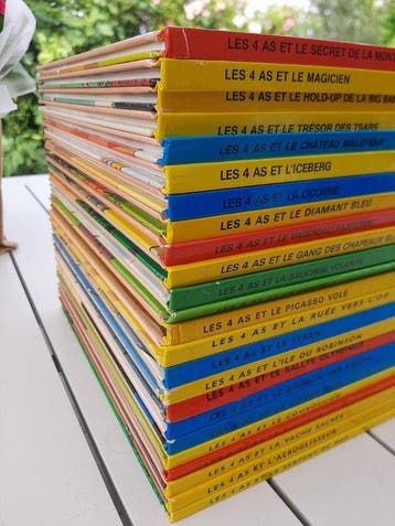 Les 4 AS T1 à T24 - 24x C - EO/Ré - 24 Album - 1974/1887, Nieuw