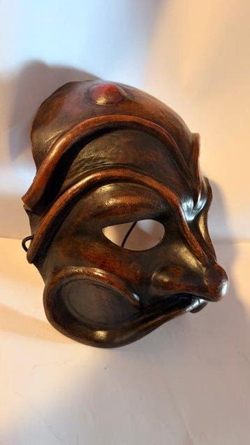 Carnavalsmasker - Italië - Harlekijnmasker (Zonder