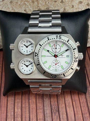 Swiss Star - Aviator 3 Times - Sans prix de réserve - Homme, Nieuw