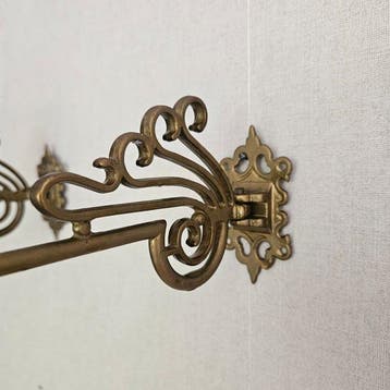 Chandelier Piano / bougeoir mural (2) - Bronze
