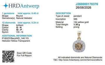Ensemble de bijoux 2 pièces - 14 carats Or jaune - 1.29ct.