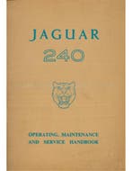 1968 JAGUAR 240 INSTRUCTIEBOEKJE ENGELS
