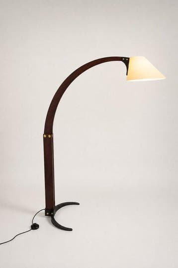 Staande lamp - Hout, Plastic, Metaal