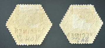 België 1866 - Telegraafzegels Léopold I - 10c + 20c -