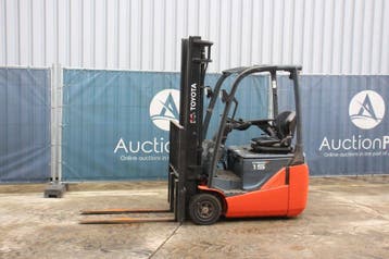 Veiling: Heftruck Toyota 8FBE15T Elektrisch 1500kg 3.7m 2016, Ophalen