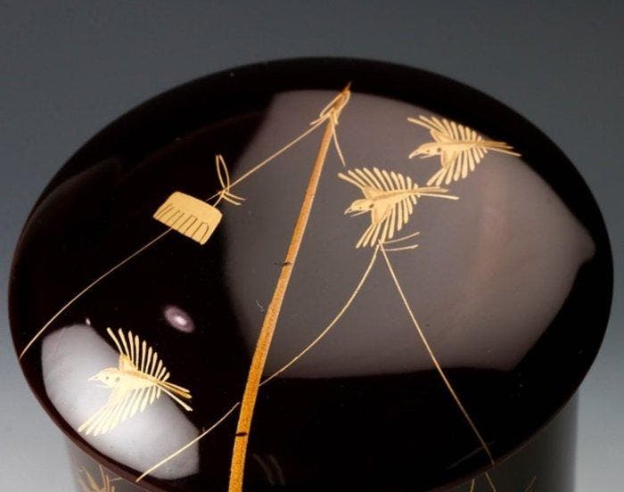 Kinrinji Natsume  “Naruko Inaho en een groep mussen” -, Antiquités & Art, Antiquités | Autres Antiquités