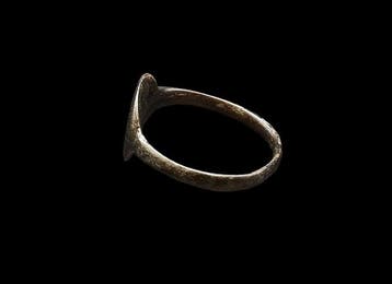 Oud-Romeins Brons Bird Ring - 18 mm (Zonder minimumprijs)