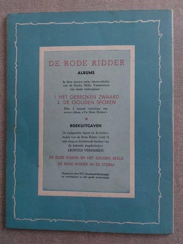 De Rode Ridder 2 - De Gouden Sporen - 1 Album - EO, Nieuw