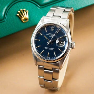 Rolex - Oyster Perpetual Date Blue Dial - 1500 (sg.615) -, Handtassen en Accessoires, Horloges | Heren, Nieuw