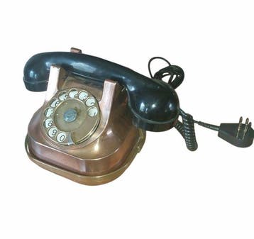 Analoge telefoon - Koper, Bakeliet - Vintage koperen