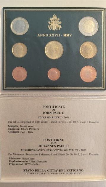 Vatican. Year Set (BU) 2003 (2 sets incl. Sede Vacante)