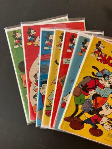 Micky Maus Nr. 44-50 - Micky Maus - 7 Comic - Eerste druk -