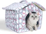 Kattenmand - Kattenhuis - Wigwam - 48x45x39 cm - Nobleza •, Verzenden, Nieuw