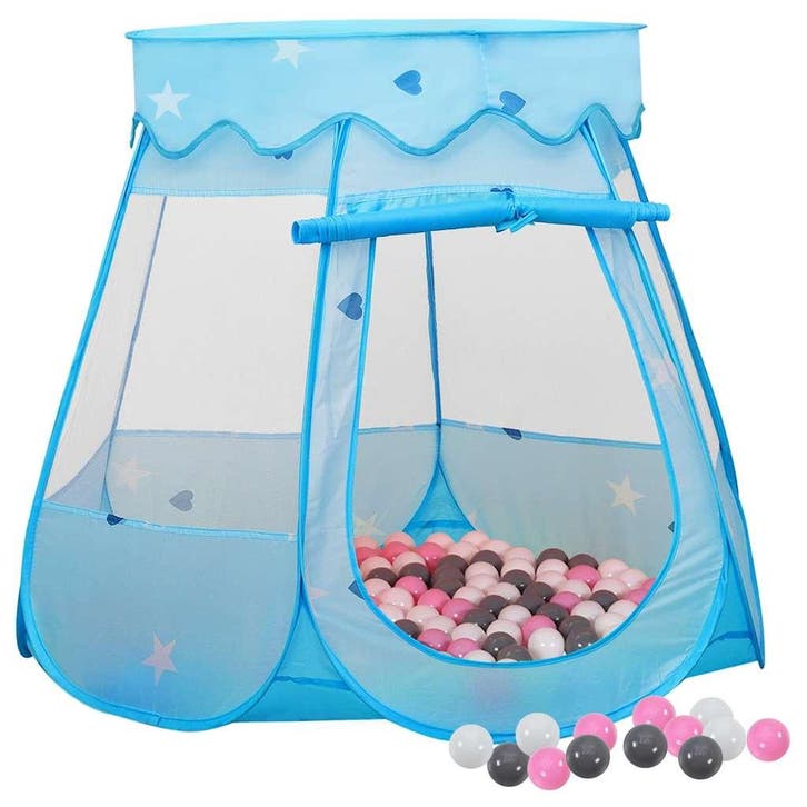 vidaXL Kinderspeeltent met 250 ballen 102x102x82 cm blauw, Kinderen en Baby's, Speelgoed | Buiten | Speeltoestellen, Nieuw, Verzenden