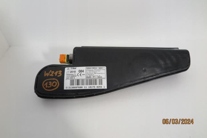 airbag stoel kussen rechts Mercedes E-Klasse W213 A213860760, Autos : Pièces & Accessoires, Habitacle & Garnissage, Envoi