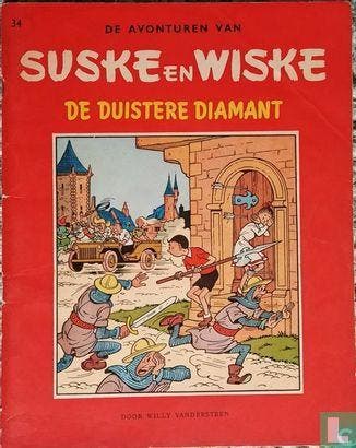 Suske en Wiske - De duistere diamant  - 1959, Livres, BD, Envoi