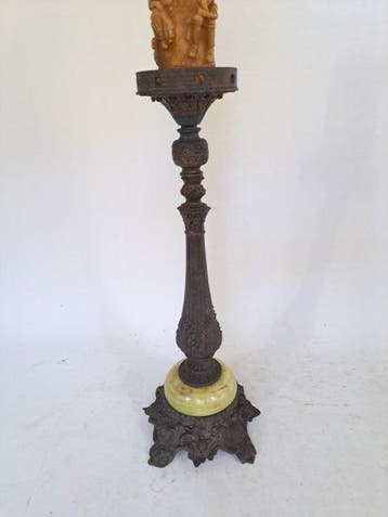 Kandelaar - Legering, Onyx - 60 cm