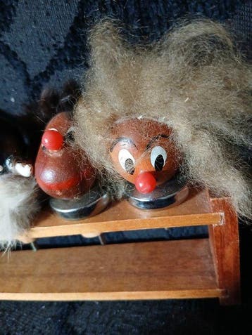 Wijnaccessoire - Hout - Schnapsnasen Kurkfiguren