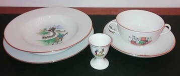 Kinderservies 5-delig, Pinokkio Collectie - Richard Ginori