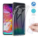 Samsung Galaxy A50 Transparant TPU Hoesje + Screen Protector, Verzenden, Nieuw