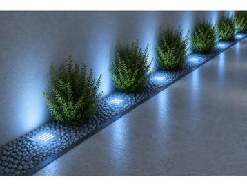 Veiling - 6 x LED Trapverlichting 3W – Blauw – IP54 –