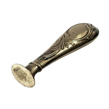 Exquisite Silver Art Nouveau Wax Seal Stamp – Blank Matrix -