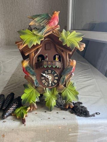 Zwarte Woud Clockman klok (2) - Geïnspireerd door de, Antiek en Kunst