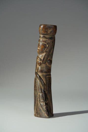Een houten bot. - Ewe - Togo (Zonder minimumprijs)