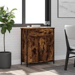 vidaXL Dressoir 70x30x80 cm bewerkt hout gerookt, Huis en Inrichting, Kasten | Dressoirs, Verzenden, Nieuw