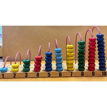 Telraam Abacus 1 tot en met 10, Verzenden, Nieuw