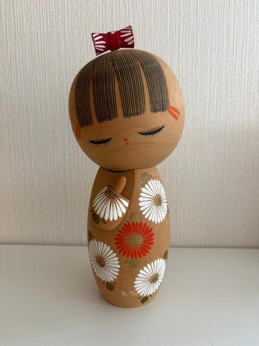 Ensemble vintage de poupées kokeshi créatives - « Hinagiku », Antiquités & Art, Antiquités | Autres Antiquités