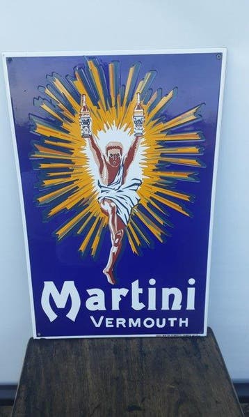 Martini - Panneau - Émail
