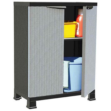 vidaXL Opbergkast 68x39x92 cm rattan ontwerp, Verzenden, Nieuw