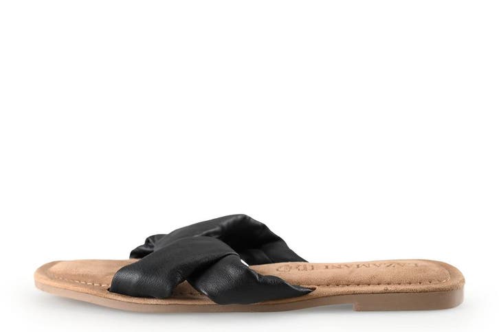 Lazamani Slippers in maat 42 Zwart, Kleding | Dames, Schoenen, Zwart, Zo goed als nieuw, Slippers, Verzenden