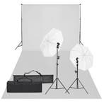 vidaXL Fotostudioset met verlichtingsset en achtergrond, Verzenden, Nieuw