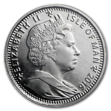 Isle of Man. 2016 1/10 oz Isle of Man Platinum Noble Coin