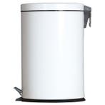 Pedaalemmer | Metaal (Wit) | 20L | Klapdeksel |, Verzenden, Nieuw in verpakking