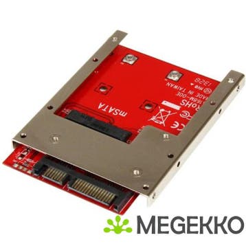 StarTech.com mSATA SSD naar 2,5 inch SATA-adapter /, Computers en Software, Verzenden, Nieuw