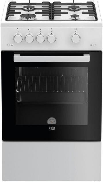 Beko FSG52010FW - Gasfornuis - 50 cm breed - Energielabel A, Elektronische apparatuur, Ophalen of Verzenden, Nieuw