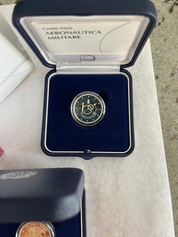 Italië. 2 Euro 2023/2024 Aeronautica Militare + Rita