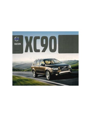 2013 VOLVO XC90 BROCHURE NEDERLANDS, Nieuw