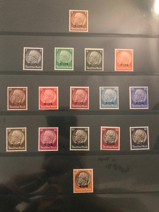 Duitse Rijk - Bezetting van Luxemburg (1940-1941) 1940/1944, Timbres & Monnaies, Timbres | Europe | Allemagne