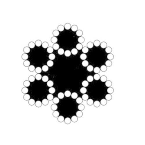 Staalkabel haspel 5mm 10 meter, Tuin en Terras, Overige Tuin en Terras, Verzenden